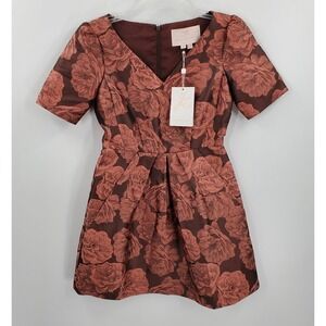 Women's Gal Meets Ingrid Jacquard Fit And Flare Dress Size 00 NEW B5